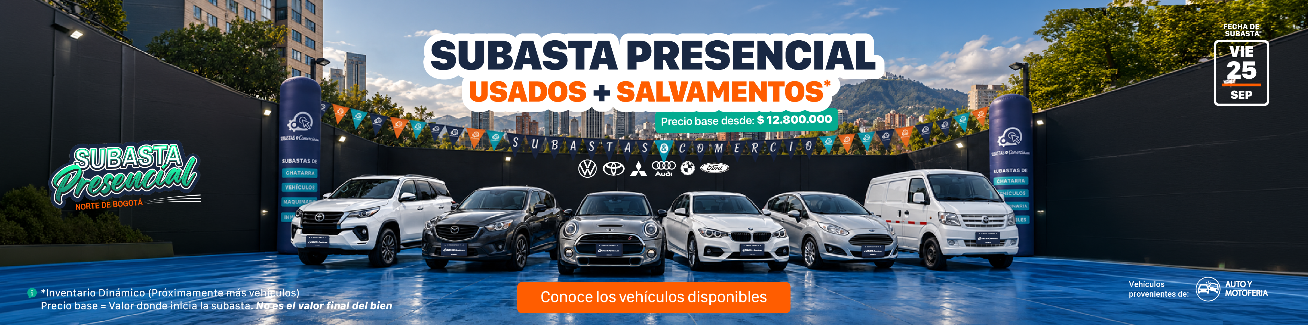Subasta presencial Bogotá